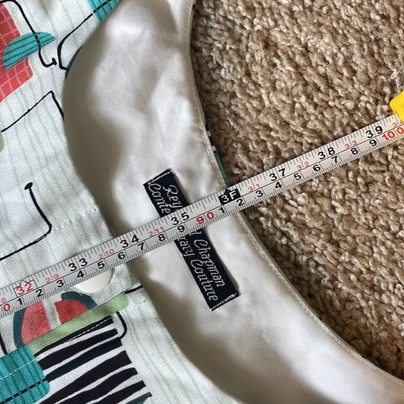 Raymond Chapman contemporary couture flared dress Palm Springs style - Picture 13 of 15